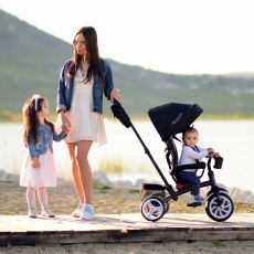 Дитячий триколісний велосипед Lorelli ROCKET black/red